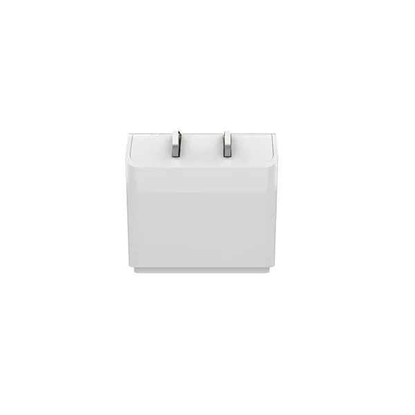 Foldable plug dual port quick charging travel charger plus laser engraving... from ASI 37218 Athena Promo (tm)