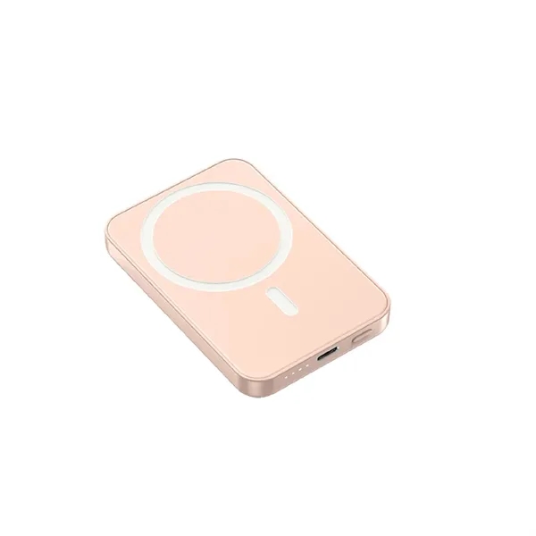 15W MagSafe magnetic wireless power bank plus 1 color silkscreen imprint... from ASI 37218 Athena Promo (tm)