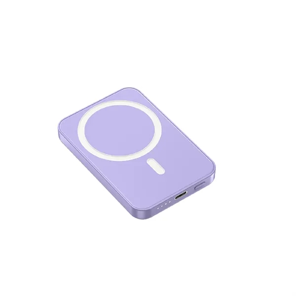 15W MagSafe magnetic wireless power bank plus 1 color silkscreen imprint... from ASI 37218 Athena Promo (tm)