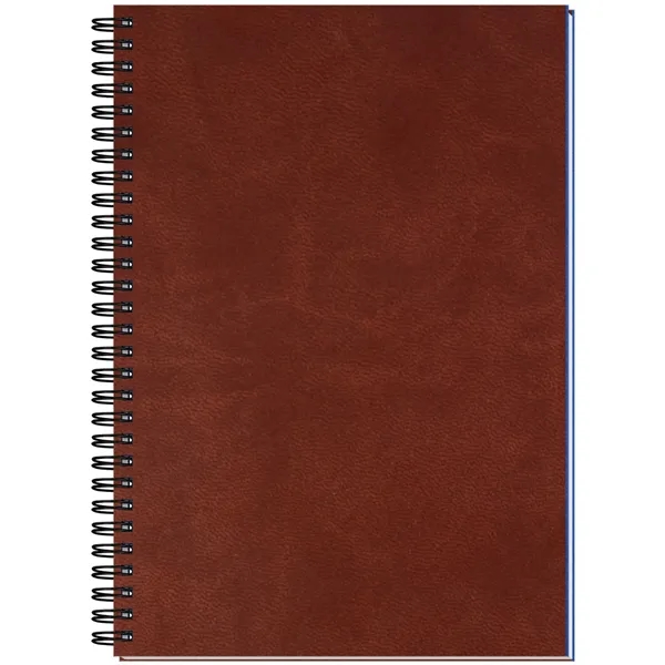 Hybrid 14 month planner and journal in one with leather-like cover.... from ASI 50873 Drum-Line / Drum-line Inc