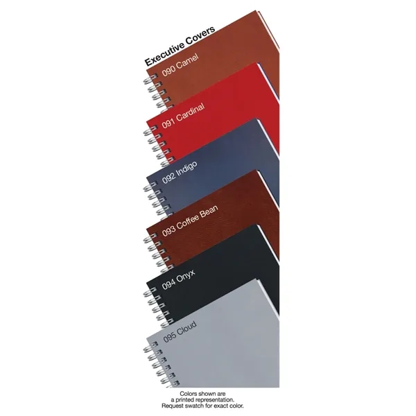 Hybrid 14 month planner and journal in one with leather-like cover... from ASI 50873 Drum-Line / Drum-line Inc