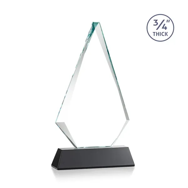 Starfire triangle top award on a tall tapered Optical Base.... from ASI 84592 St Regis Group / St Regis