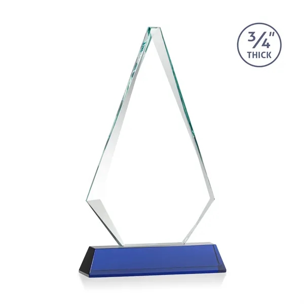 Starfire triangle top award on a tall tapered Optical Base.... from ASI 84592 St Regis Group / St Regis