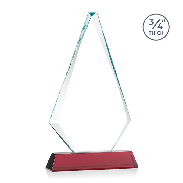 Starfire triangle top award on a tall tapered Optical Base.... from ASI 84592 St Regis Group / St Regis