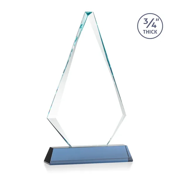 Starfire triangle top award on a tall tapered Optical Base.... from ASI 84592 St Regis Group / St Regis