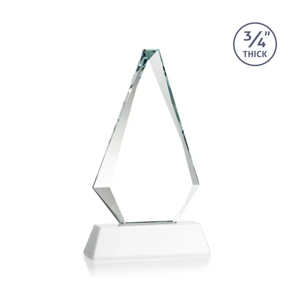 Starfire triangle top award on a tall tapered Optical Base.... from ASI 84592 St Regis Group / St Regis
