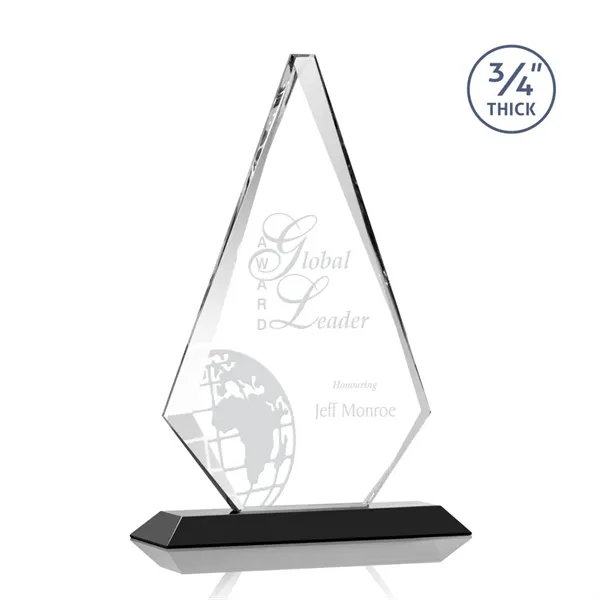 The exquisite Windsor Award features a 0.75" thick Starfire Crystal diamond... from ASI 84592 St Regis Group / St Regis