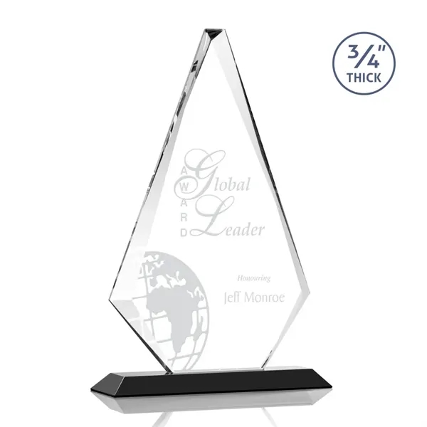 The exquisite Windsor Award features a 0.75" thick Starfire Crystal diamond... from ASI 84592 St Regis Group / St Regis