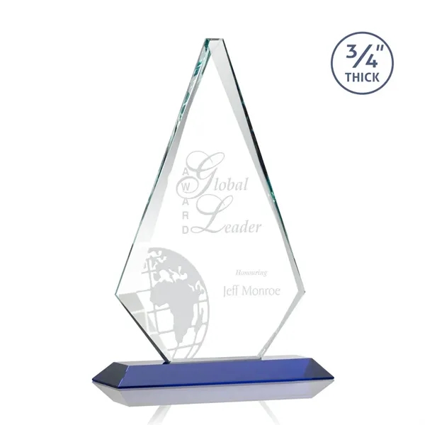 The exquisite Windsor Award features a 0.75" thick Starfire Crystal diamond... from ASI 84592 St Regis Group / St Regis