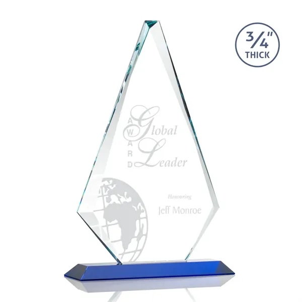 The exquisite Windsor Award features a 0.75" thick Starfire Crystal diamond... from ASI 84592 St Regis Group / St Regis