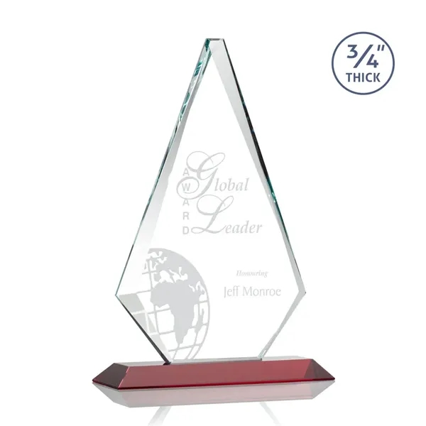 The exquisite Windsor Award features a 0.75" thick Starfire Crystal diamond... from ASI 84592 St Regis Group / St Regis