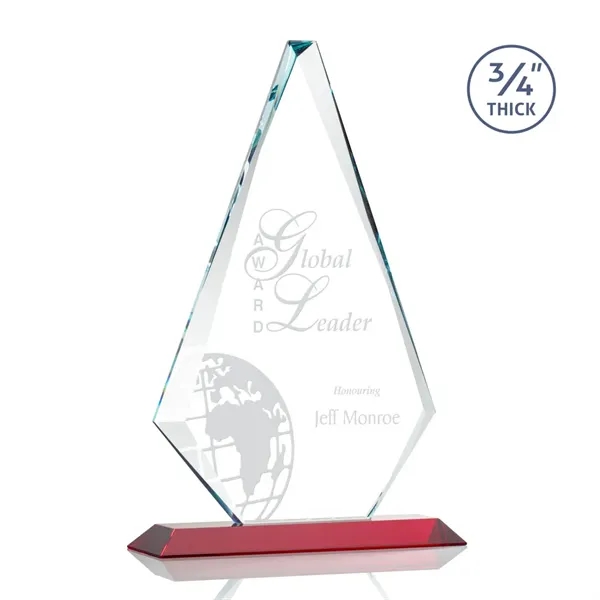 The exquisite Windsor Award features a 0.75" thick Starfire Crystal diamond... from ASI 84592 St Regis Group / St Regis