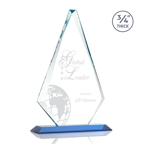 The exquisite Windsor Award features a 0.75" thick Starfire Crystal diamond... from ASI 84592 St Regis Group / St Regis