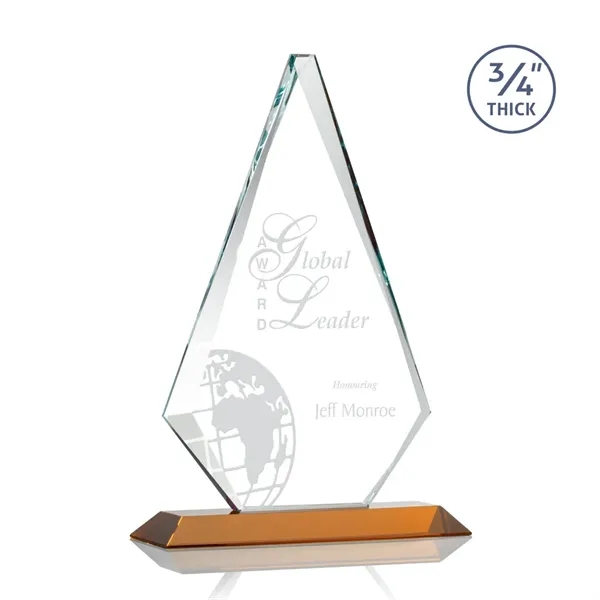 The exquisite Windsor Award features a 0.75" thick Starfire Crystal diamond... from ASI 84592 St Regis Group / St Regis