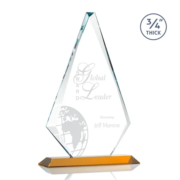 The exquisite Windsor Award features a 0.75" thick Starfire Crystal diamond... from ASI 84592 St Regis Group / St Regis