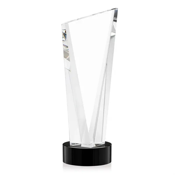 The Optical Crystal Plymouth Award features a beautiful slanted top and... from ASI 84592 St Regis Group / St Regis
