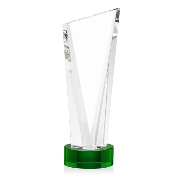 The Optical Crystal Plymouth Award features a beautiful slanted top and... from ASI 84592 St Regis Group / St Regis
