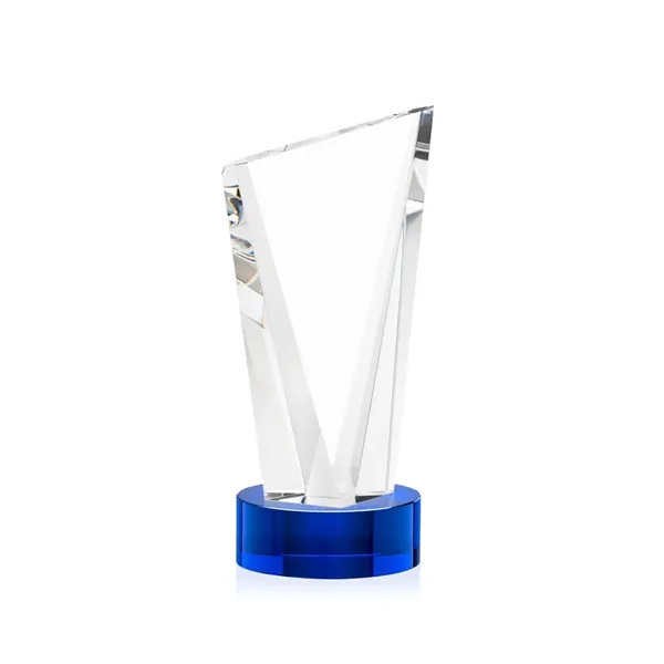 The Optical Crystal Plymouth Award features a beautiful slanted top and... from ASI 84592 St Regis Group / St Regis