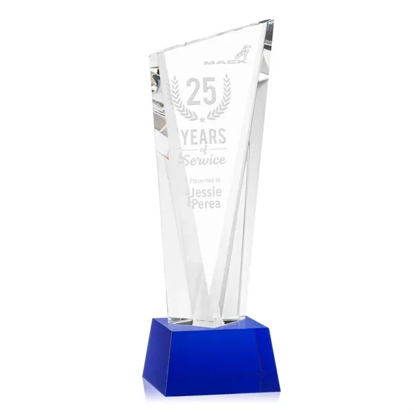The Optical Crystal Plymouth Award features a beautiful slanted top and... from ASI 84592 St Regis Group / St Regis