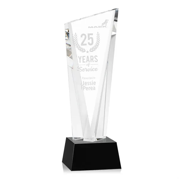 The Optical Crystal Plymouth Award features a beautiful slanted top and... from ASI 84592 St Regis Group / St Regis