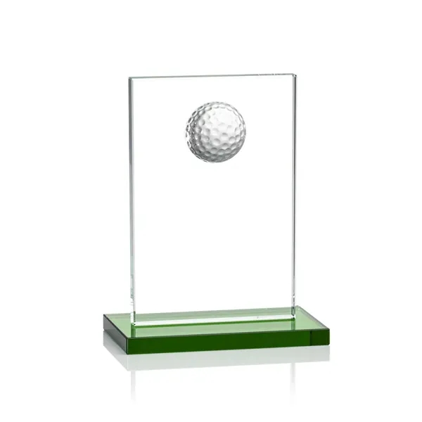Contemporary Golf award includes a 3D Crystal Golf Ball mounted onto... from ASI 84592 St Regis Group / St Regis