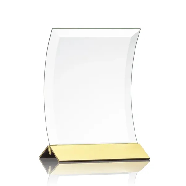 Dominga Award - Starfire/Gold 4"x6"... from ASI 84592 St Regis Group / St Regis