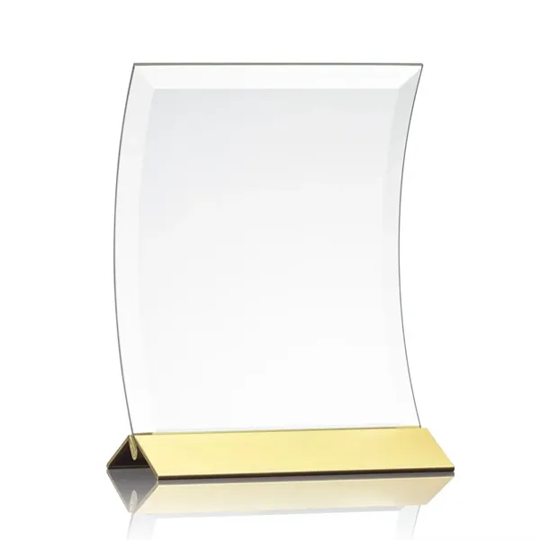 Dominga Award - Starfire/Gold 4"x6"... from ASI 84592 St Regis Group / St Regis