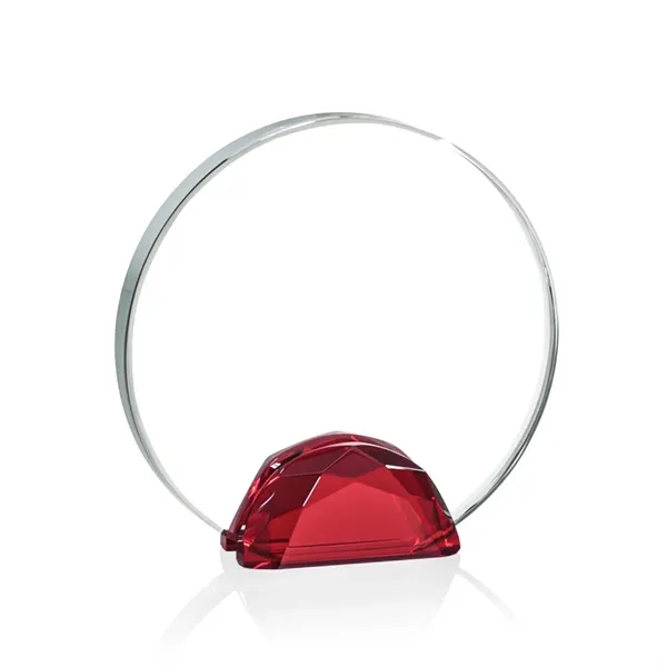 The Galveston Award features a Starfire Crystal disc wedged between two... from ASI 84592 St Regis Group / St Regis