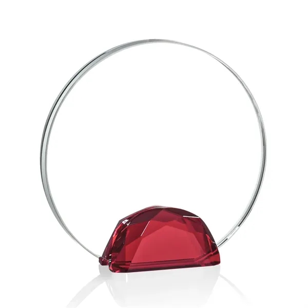 The Galveston Award features a Starfire Crystal disc wedged between two... from ASI 84592 St Regis Group / St Regis