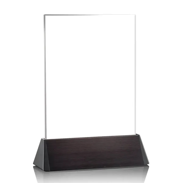 Rectangle award on a black anodized aluminum base.... from ASI 84592 St Regis Group / St Regis