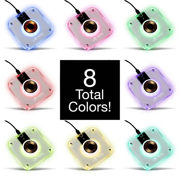 A clear acrylic wireless charger... from ASI 61966 HPG / HandStands HPG Gold