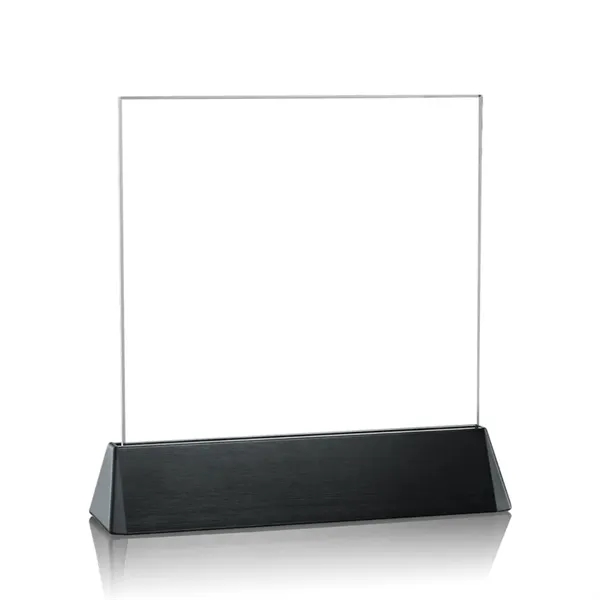 Square award on a black anodized aluminum base.... from ASI 84592 St Regis Group / St Regis