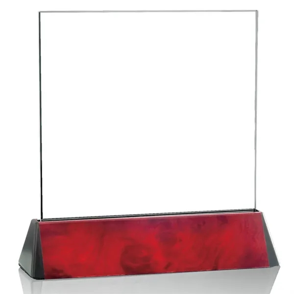 Square award on a rosewood base.... from ASI 84592 St Regis Group / St Regis