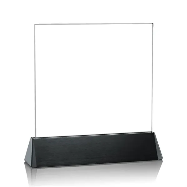 Square award on a black aluminum base.... from ASI 84592 St Regis Group / St Regis