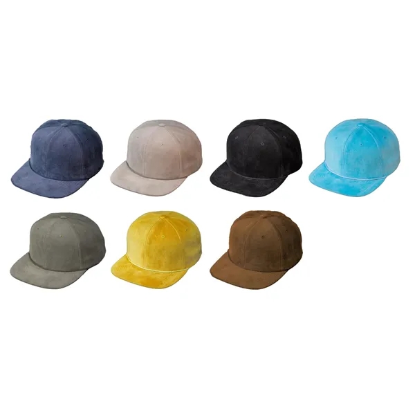 Premium Micro Corduroy, Structured 6 Panel Crown, Cotton Twill Liner, Flat... from ASI 72657 Active Life Promo / Active Life