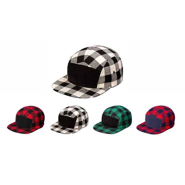 Soft Hand Buffalo Plaid Fabric, Micro Corduroy Front Panel & Undervisor,... from ASI 72657 Active Life Promo / Active Life