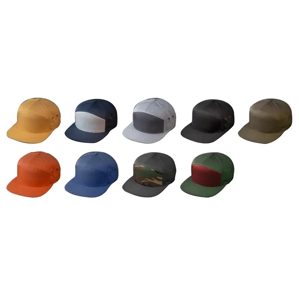 Cotton Twill Front, Structured 7 Panel Crown, Brass Metal Eyelets, Mid/High... from ASI 72657 Active Life Promo / Active Life