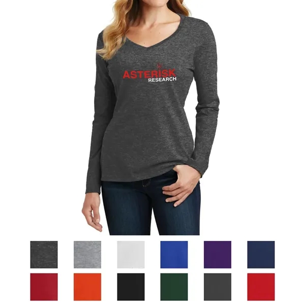 Ladies' long-sleeve V-neck tee.... from ASI 61125 Hit Promotional Products / Hit®
