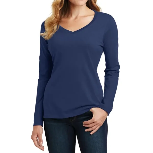Ladies' long-sleeve V-neck tee.... from ASI 61125 Hit Promotional Products / Hit®
