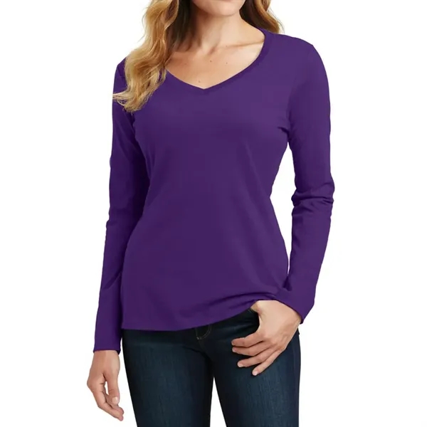 Ladies' long-sleeve V-neck tee.... from ASI 61125 Hit Promotional Products / Hit®