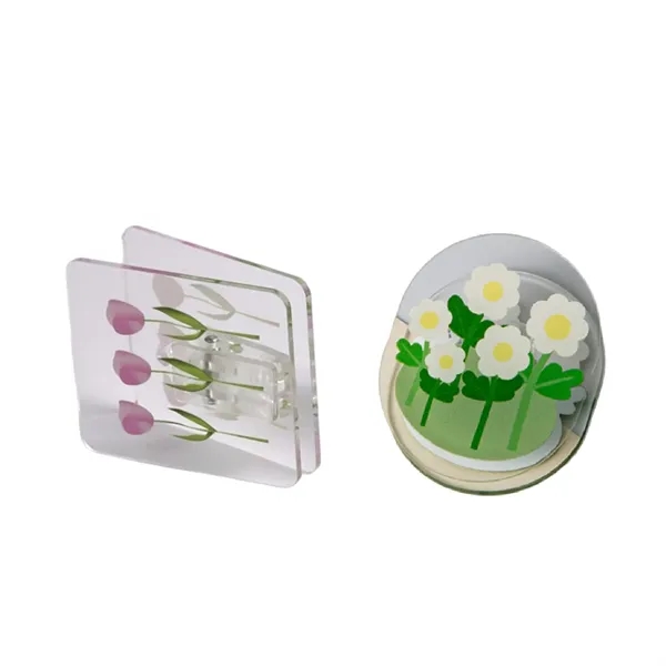 Transparent acrylic paper clip plus full color UV imprint on 1... from ASI 37218 Athena Promo (tm)