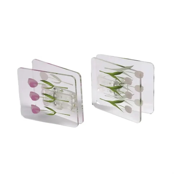 Transparent acrylic paper clip plus full color UV imprint on 1... from ASI 37218 Athena Promo (tm)