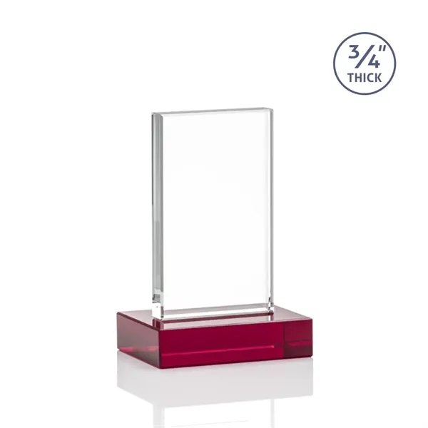 The Holmes Starfire Crystal Award features a tall Starfire Upright mounted... from ASI 84592 St Regis Group / St Regis
