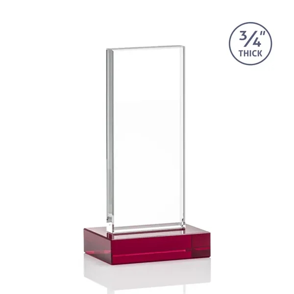 The Holmes Starfire Crystal Award features a tall Starfire Upright mounted... from ASI 84592 St Regis Group / St Regis