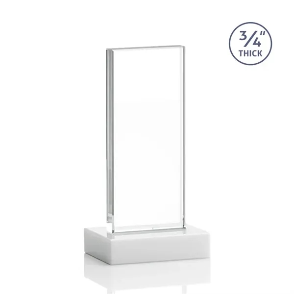 The Holmes Starfire Crystal Award features a tall Starfire Upright mounted... from ASI 84592 St Regis Group / St Regis