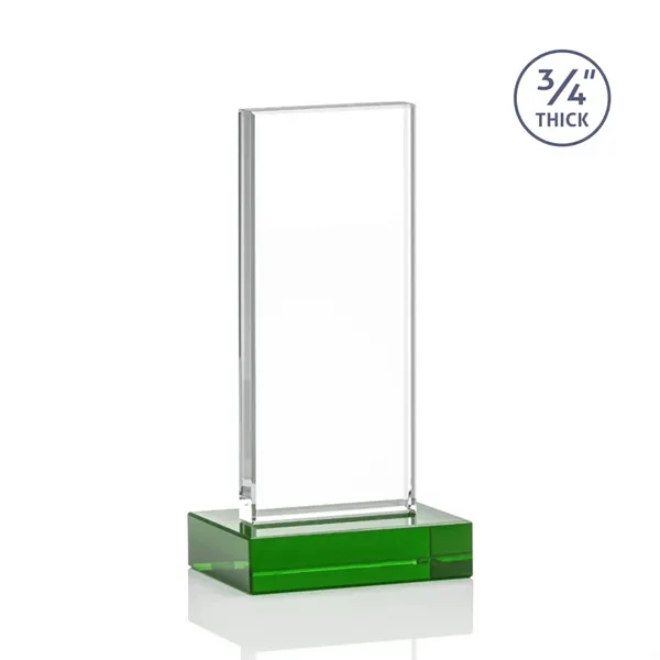 The Holmes Starfire Crystal Award features a tall Starfire Upright mounted... from ASI 84592 St Regis Group / St Regis