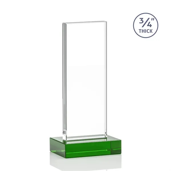 The Holmes Starfire Crystal Award features a tall Starfire Upright mounted... from ASI 84592 St Regis Group / St Regis