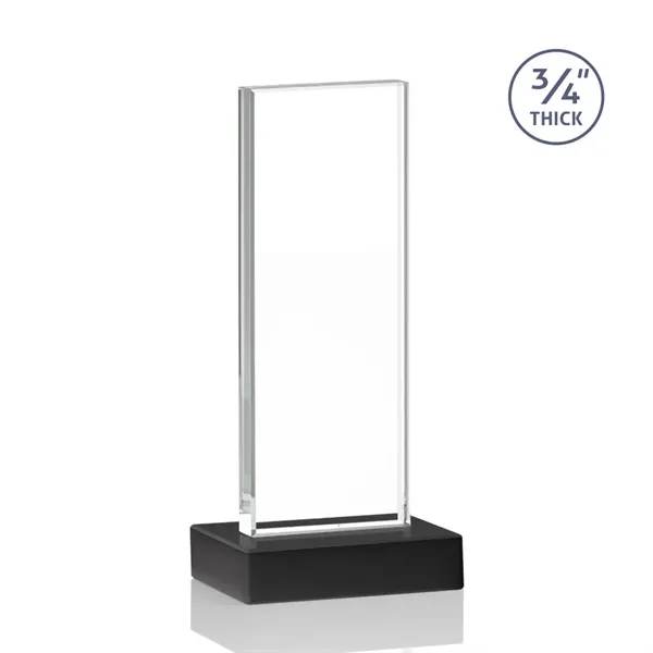 The Holmes Starfire Crystal Award features a tall Starfire Upright mounted... from ASI 84592 St Regis Group / St Regis