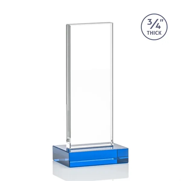 The Holmes Starfire Crystal Award features a tall Starfire Upright mounted... from ASI 84592 St Regis Group / St Regis