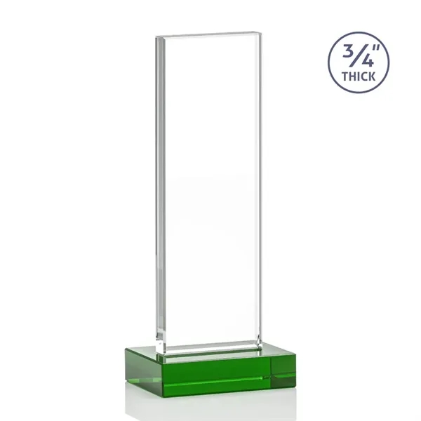 The Holmes Starfire Crystal Award features a tall Starfire Upright mounted... from ASI 84592 St Regis Group / St Regis